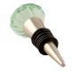 Mint Paneled Sides Glass Wine Stopper